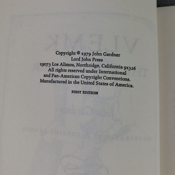 Vlemk The Box Painter John Gardner 1979 Signed Numbered 216 of 300 Limited 1st - Picture 8 of 8